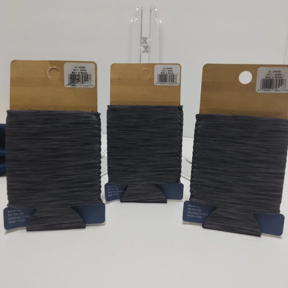 Kolder LA Lakers NBA Fan Beverage Insulator Can Holder Set 3 New Grey Koozie‎